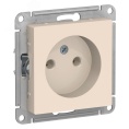 Розетка AtlasDesign ATN000241 б/з механизм, бежевая
