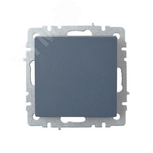 Переключатель IEK BRITE 1кл перекрестный маренго