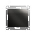 Переключатель GLOSSA GSL000771 1кл, перекресный, антрацит