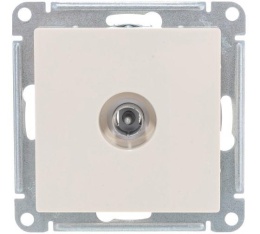 Розетка AtlasDesign ATN000293 TV, бежевый, механизм