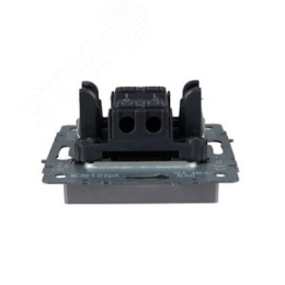 Выключатель IEK BRITE 1кл алюминий