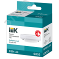 Лампа IEK LED8 8W 220V GX53 4000K