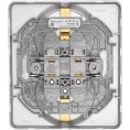 Розетка INSPIRIA 673752 2х2К+З 16А алюминий