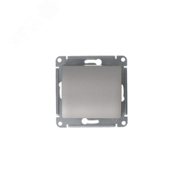 Переключатель GLOSSA GSL001261 1кл, механизм, платина