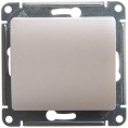 Переключатель GLOSSA GSL000671 1кл, перекресный, перламутр