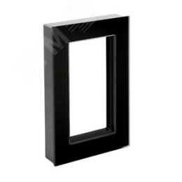 Рамка STEKKER GFR00-7012-05 без перем.для 2-й розетки, черный, серия КАТРИН