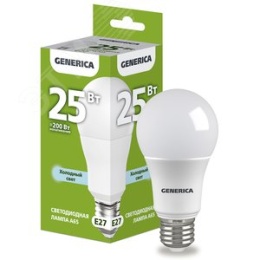 Лампа GENERICA LED25 25W E27 6500K 