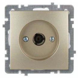 Розетка NILSON 24140428 СУ 1ая TV. шампань
