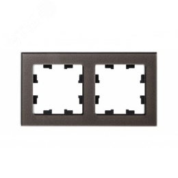 Рамка AtlasDesign ATN320602 2-ая Стекло мокко