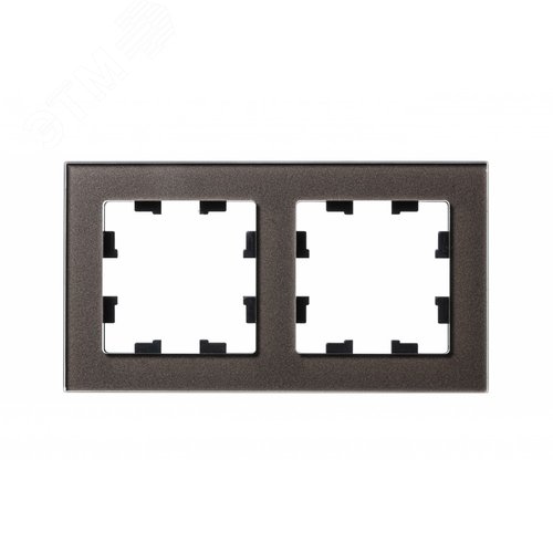 Рамка AtlasDesign ATN320602 2-ая Стекло мокко