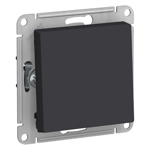 Переключатель AtlasDesign ATN001071 1кл перекр. карбон, механизм