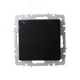 Выключатель IEK BRITE 1кл черный