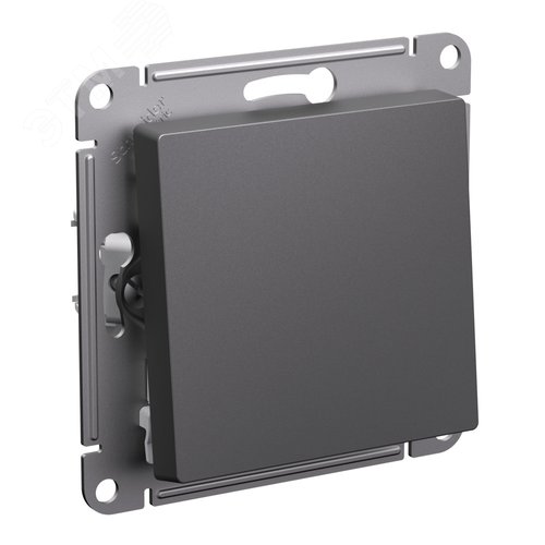 Выключатель AtlasDesign ATN001411 1кл, базальт, механизм
