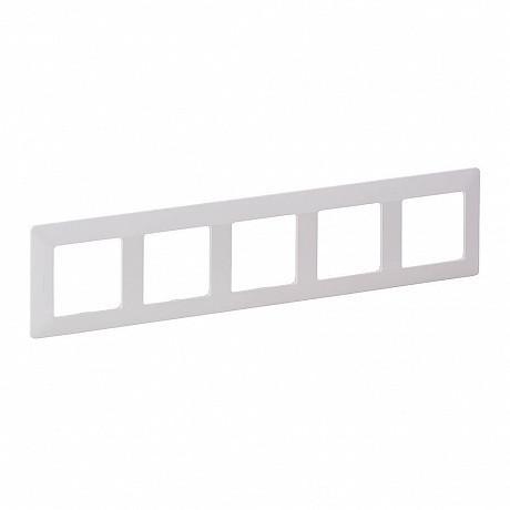 Legrand Valena-L 754005 рамка 5-поста белая