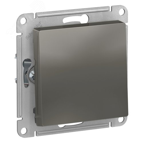Выключатель AtlasDesign ATN000911 1кл сталь