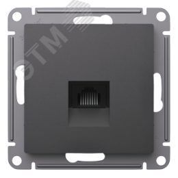 Розетка AtlasDesign ATN001483 RJ45 базальт, механизм