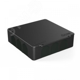 Коробка ПРОМРУКАВ 60-0302-9005 100*100*30 (черная)монт.пистолета