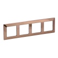 Legrand Valena-L 754164 рамка 4-поста медь
