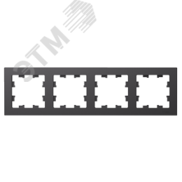 Рамка AtlasDesign ATN001404 4-ая базальт