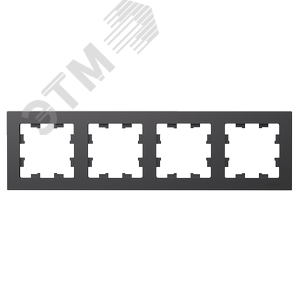 Рамка AtlasDesign ATN001404 4-ая базальт