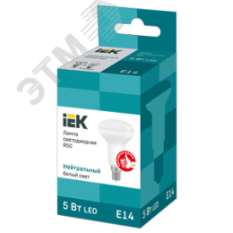 Лампа IEK LED5 R50 5W E14 4000K рефлектор