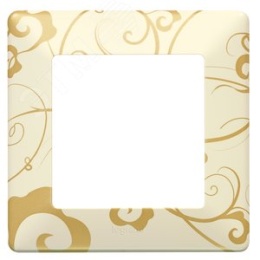 Legrand Valena-L 754111 рамка 1-пост Ампир бежевый