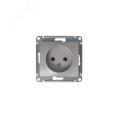 Розетка GLOSSA GSL001243 1-ая с/з платина
