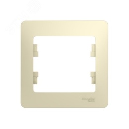 Рамка GLOSSA GSL000201 1пост бежевая