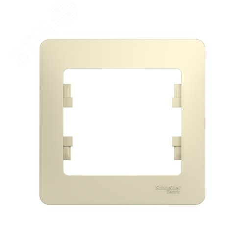 Рамка GLOSSA GSL000201 1пост бежевая