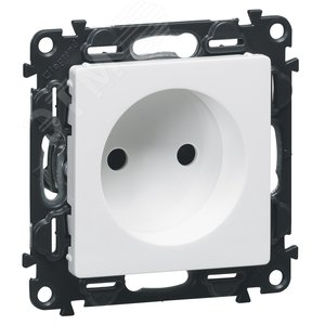 Legrand Valena-L 754970 накладка розетки 2к белая