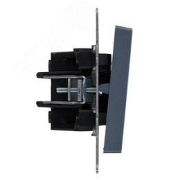 Выключатель IEK BRITE 1кл маренго