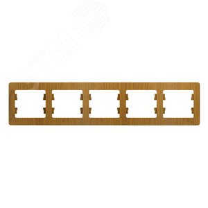 Рамка GLOSSA GSL000505 5постов дуб