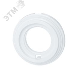 Рамка BIRONI BF1-610-21 1пост для откр. проводки Пластик белый (ретро)