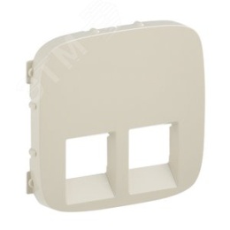 Legrand Valena-А 755426 накл. розетки RJ11.RJ45х2 сл.кость