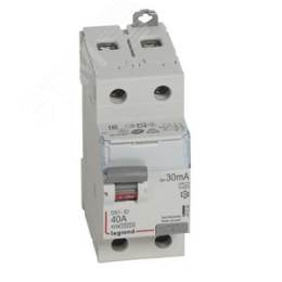 УЗО DX3 40А 2П 30mA (AC) 6kA legrand 411555