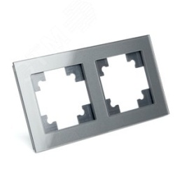 Рамка STEKKER GFR00-7002-06 2-я графит, серия КАТРИН