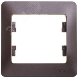 Рамка GLOSSA GSL000801 1пост шоколад