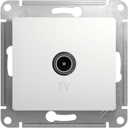 Розетка GLOSSA GSL000191 TV белый