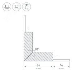 Розетка BLANCA BLNRA045006 RJ45 антрацит, наружная