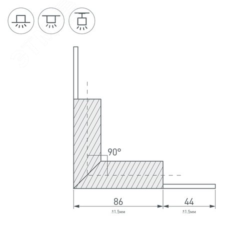 Розетка BLANCA BLNRA045006 RJ45 антрацит, наружная