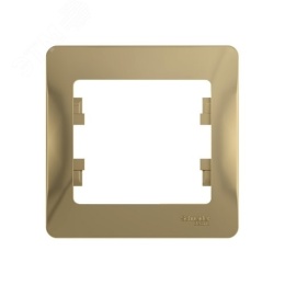 Рамка GLOSSA GSL000401 1пост титан