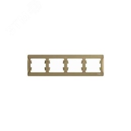 Рамка GLOSSA GSL000404 4поста титан