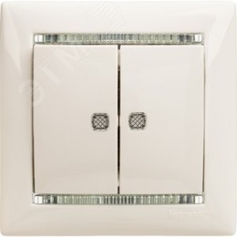 Legrand Valena 774428 выключатель 2кл с подсв. белый 