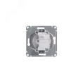 Розетка GLOSSA GSL000141 б/з в рамку белый