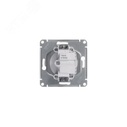 Розетка GLOSSA GSL000141 б/з в рамку белый