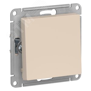 Кнопка нажимная AtlasDesign ATN000215 бежевый, механизм