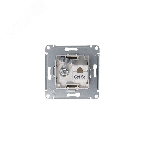 Розетка AtlasDesign ATN000389 TV+RG45, алюминий, механизм