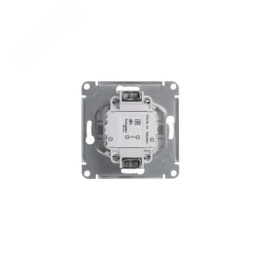 Выключатель GLOSSA GSL000115 1кл, с самовозвратом белый