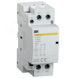 Контактор модульный IEK КМ40-11М 40А 2П 1HO+1НЗ