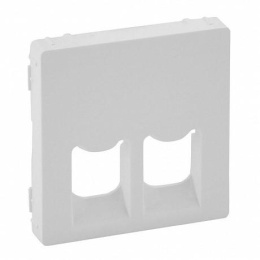 Legrand Valena-А 755420 накл. розетки RJ11.RJ45х2 белая